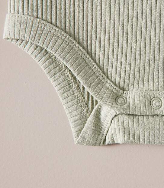 Baby Organic Cotton Rib Bodysuit