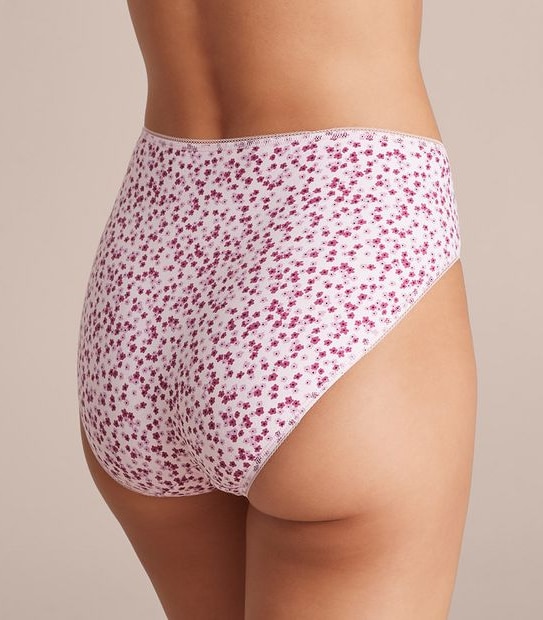 5 Pack Cotton/Elastane High Cut Briefs