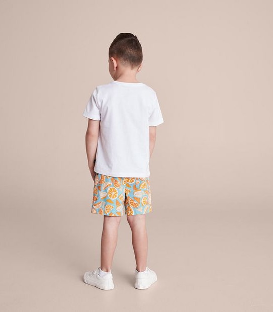 Kids Family Matching Print Boardshorts