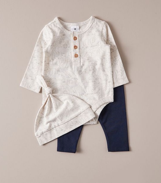 3 Piece Baby Organic Cotton Set