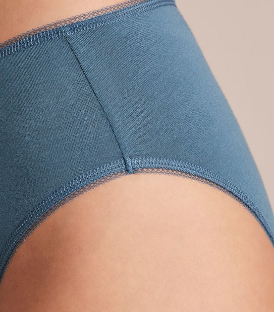 5 Pack Cotton/Elastane High Cut Briefs