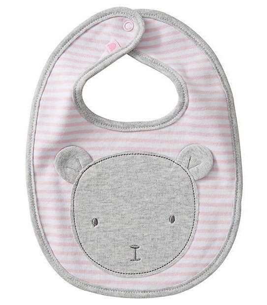 Toddler Cub Bib - Pink 1 of 2