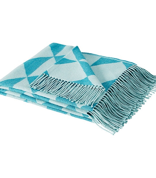 Geo Throw Teal - 127 x 152cm