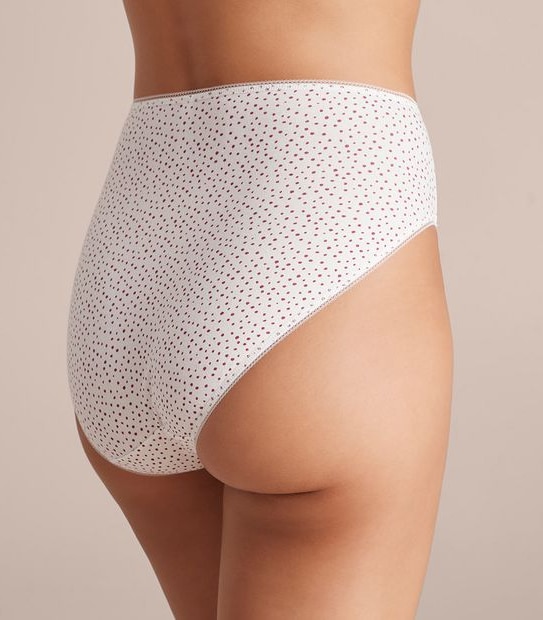 5 Pack Cotton/Elastane High Cut Briefs