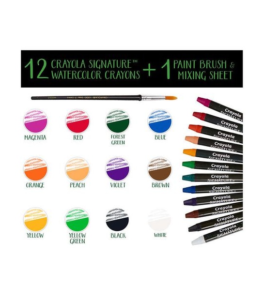 Crayola Signature Premium Watercolor Crayons