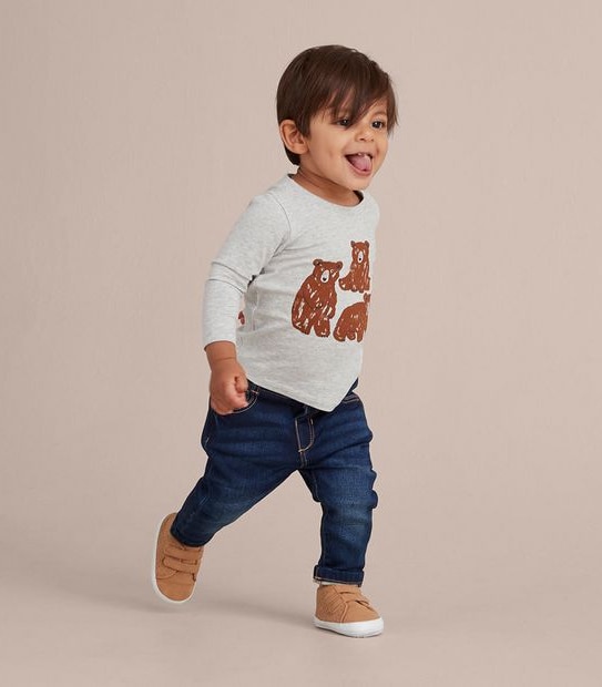 Baby Organic Cotton Print Top