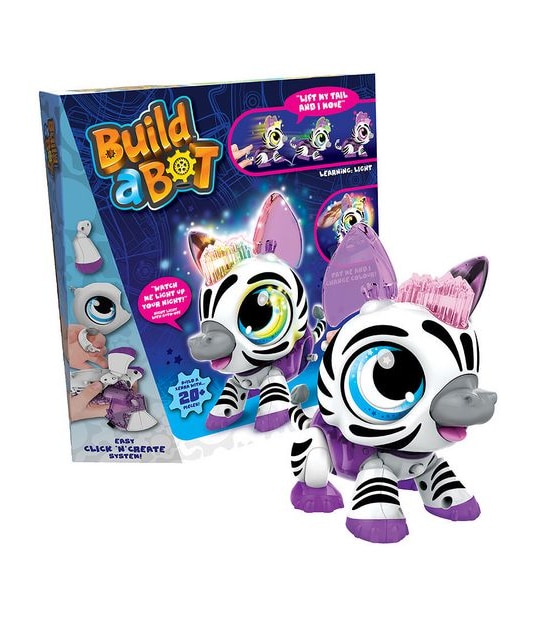Build-a-Bot - Light Up - Robotics Kit - Zebra