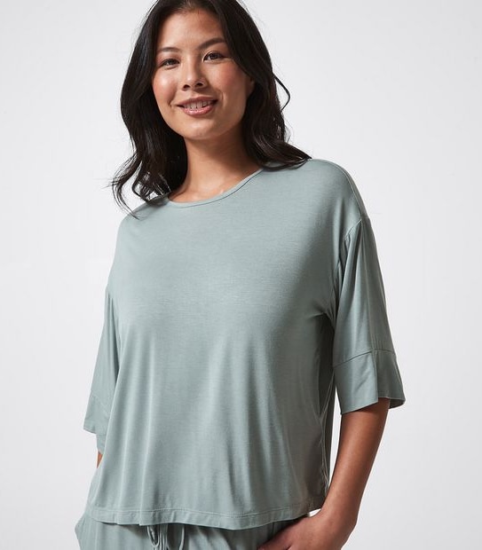 Bamboo Drop Shoulder Sleep T-Shirt