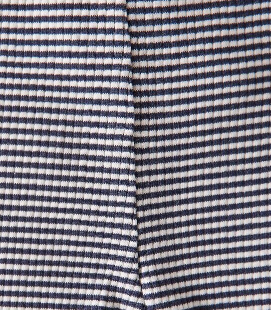 Baby Organic Cotton Rib Stripe Leggings