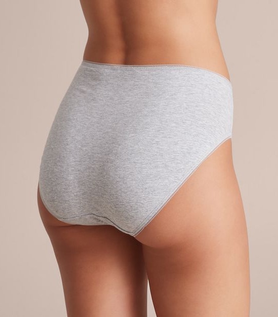 5 Pack Cotton/Elastane High Cut Briefs