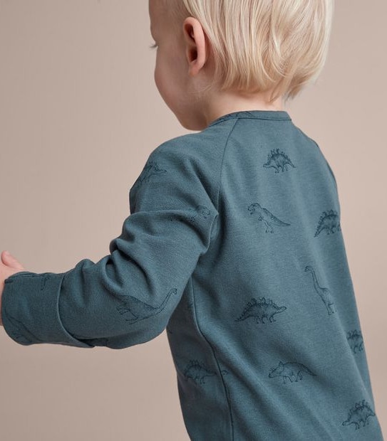 Baby Organic Cotton Print Coverall