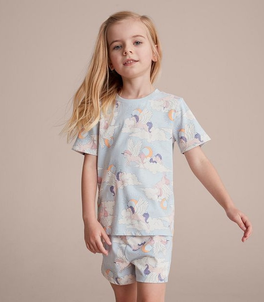Organic Cotton Unicorn Pyjama Set