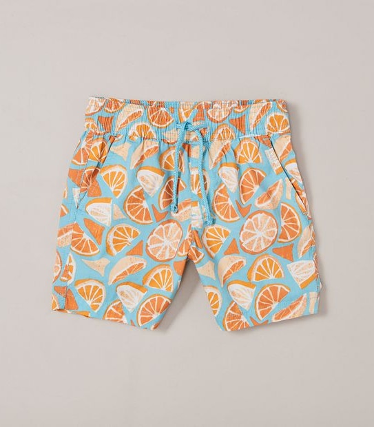 Kids Family Matching Print Boardshorts