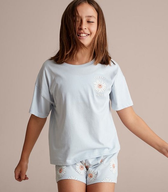 Organic Cotton Daisy Pyjama Set