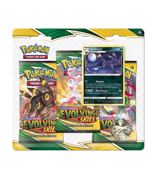 Pokemon TCG: Sword & Shield—Evolving Skies - Expansion 3 Pack Blister - Assorted*