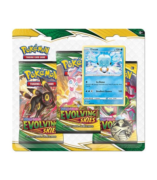 Pokemon TCG: Sword & Shield—Evolving Skies - Expansion 3 Pack Blister - Assorted*