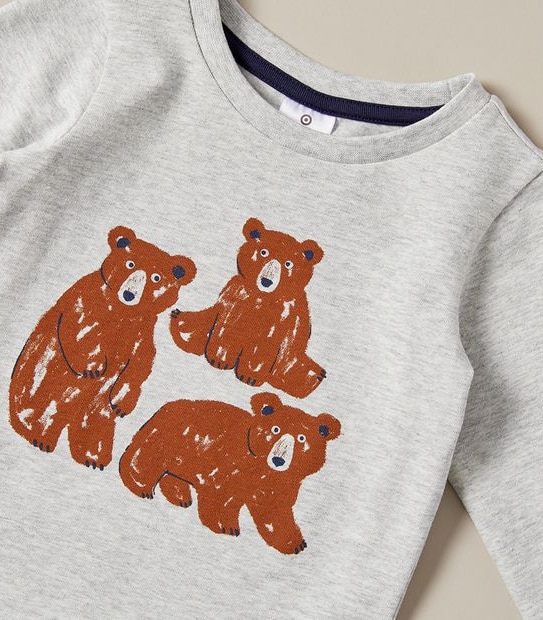 Baby Organic Cotton Print Top