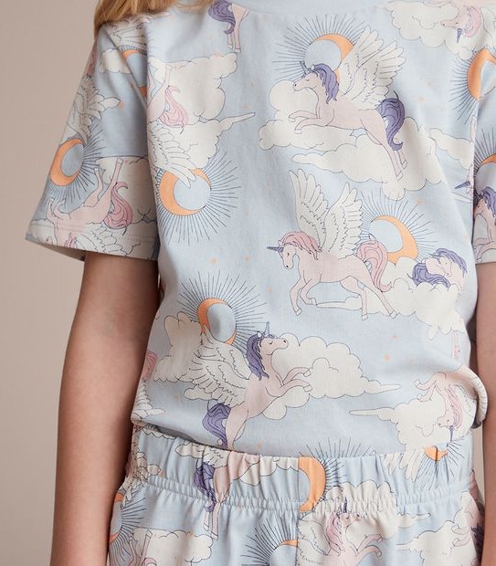 Organic Cotton Unicorn Pyjama Set