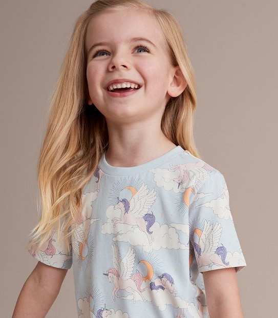Organic Cotton Unicorn Pyjama Set