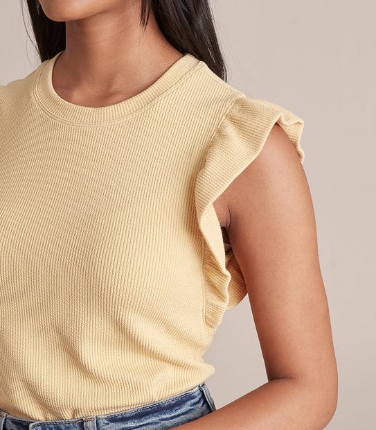 Ruffle Sleeve Top