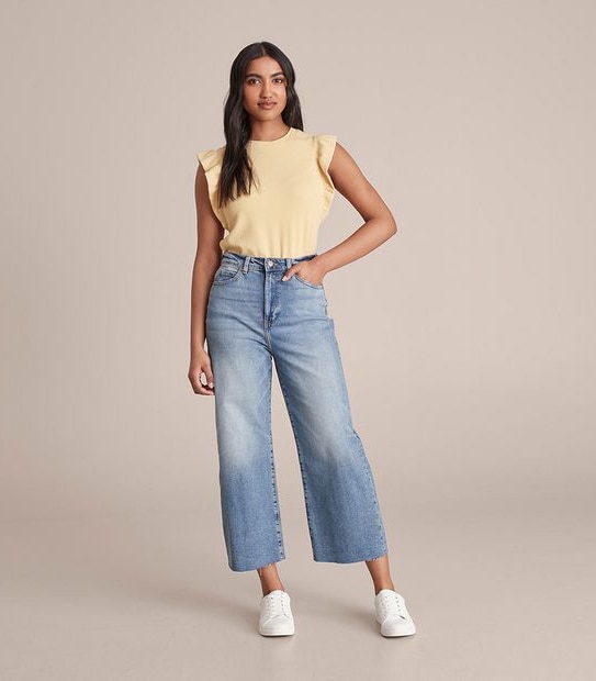 Ruffle Sleeve Top