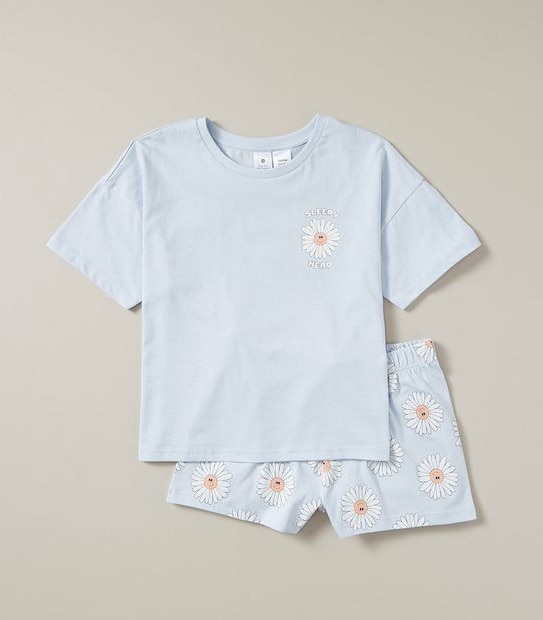 Organic Cotton Daisy Pyjama Set