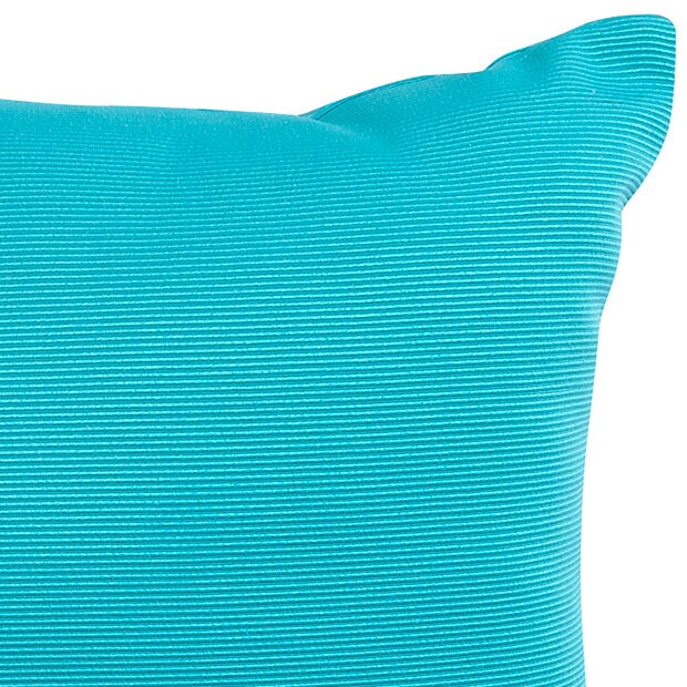 Plain Rib Cushion 43 x 43cm Scuba Blue Target Australia