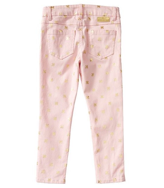 Cross Foil Print Jeans