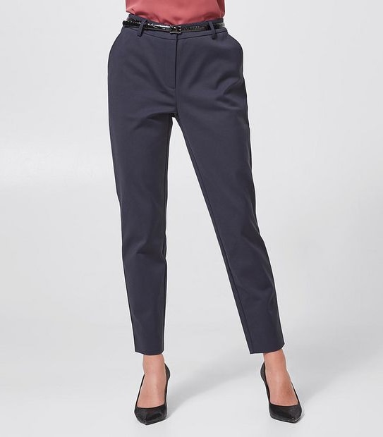 Preview Belted Ankle Slim Pants