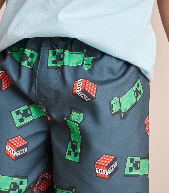 Minecraft Swim Boardshorts