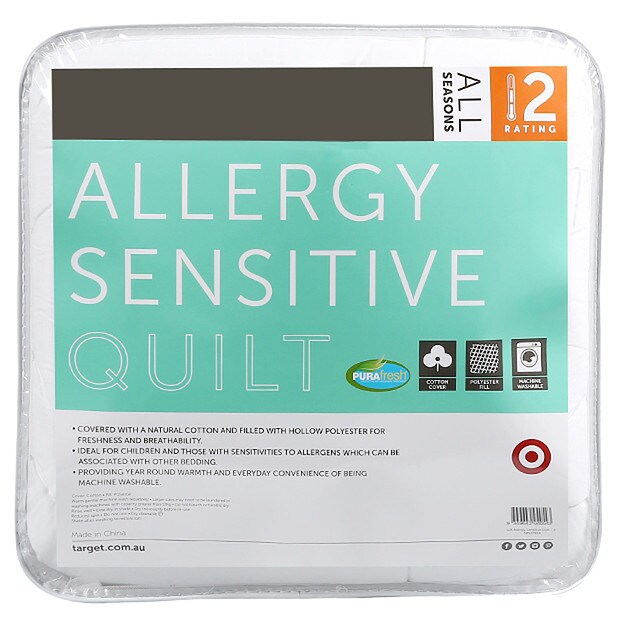 Allergy Sensitive Quilt Medium Warmth Rating Target Australia