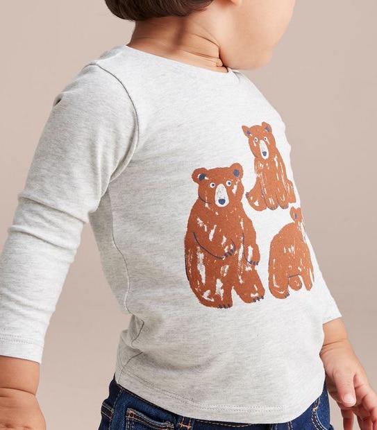 Baby Organic Cotton Print Top