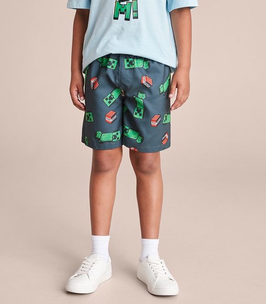 Minecraft Swim Boardshorts