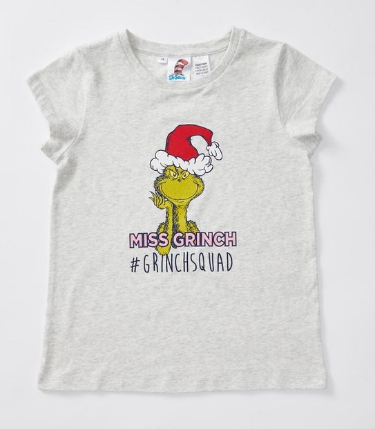 Dr Seuss Miss Grinch Matching Pyjamas - Sizes 7-16