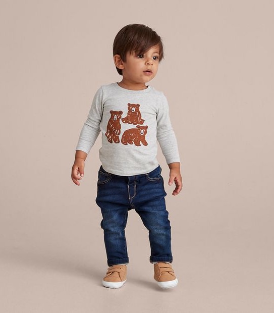 Baby Organic Cotton Print Top