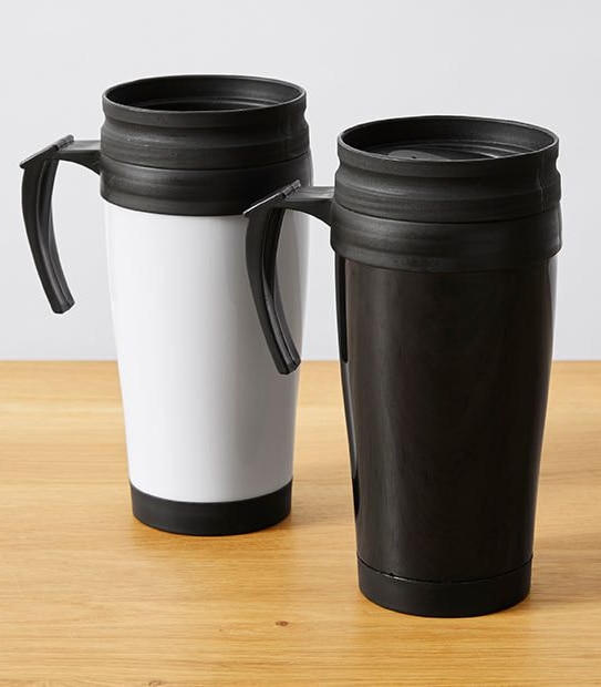 Set Of Two Travel Mugs
