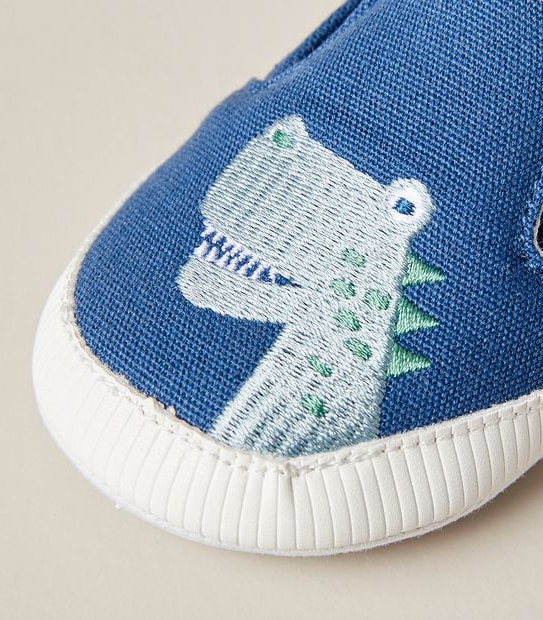 Dinosaur Slip-On Sneakers