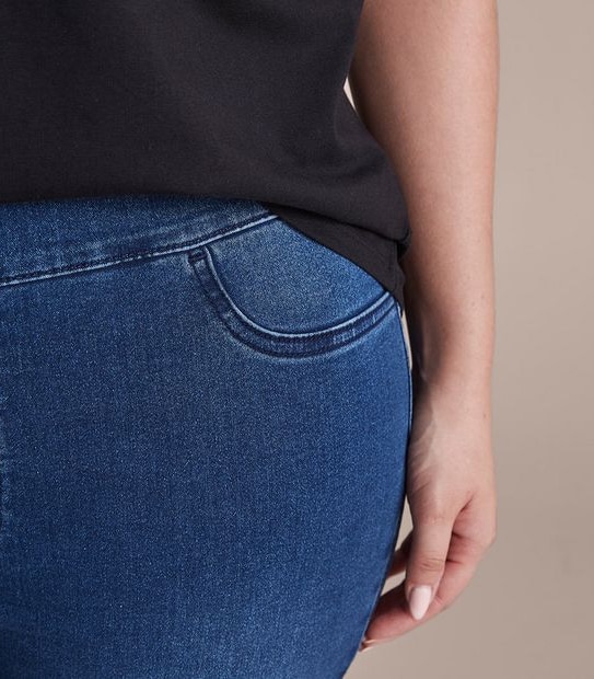 Curve Full Length Denim Jeggings