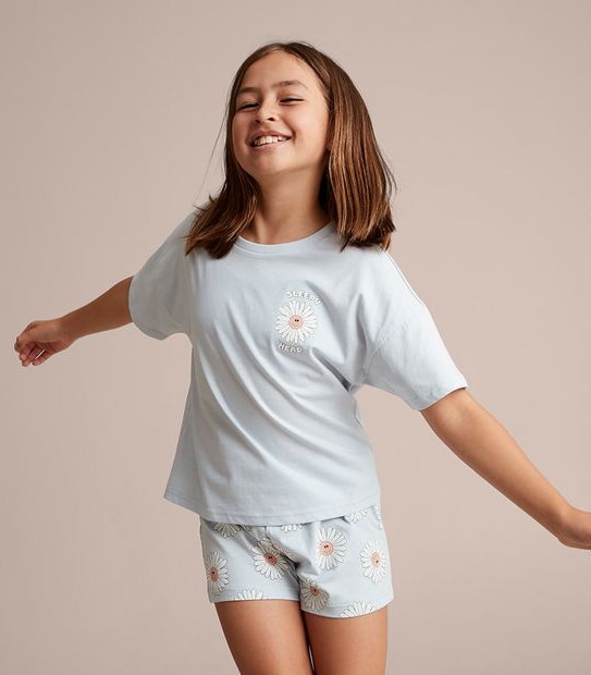 Organic Cotton Daisy Pyjama Set