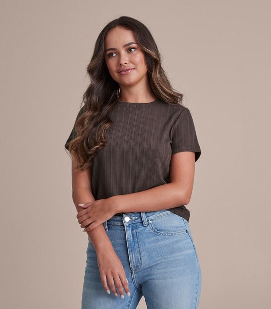 Dannii Minogue Petites Rib T-Shirt