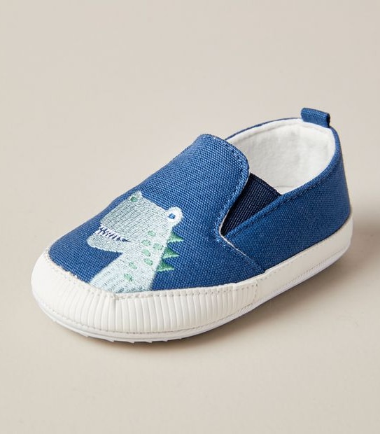 Dinosaur Slip-On Sneakers