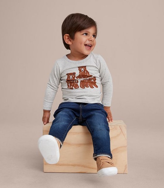 Baby Organic Cotton Print Top