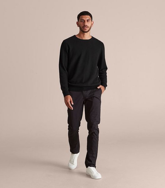 Preview Pima Knit Crew Neck Jumper