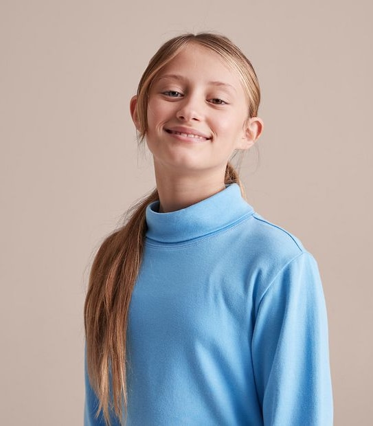 High Neck School Skivvies - Light Blue | Target Australia