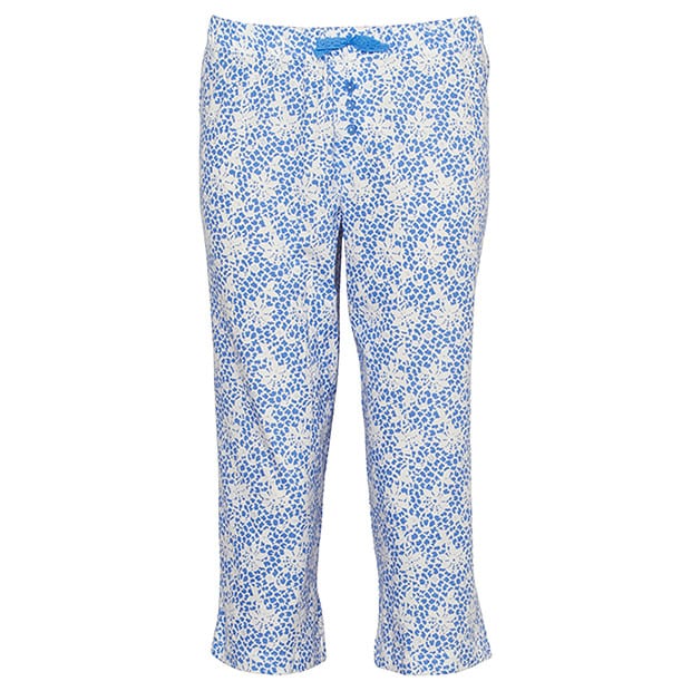 3/4 Pants Pants - Blue Crochet 3/4 Pants Pants - Blue Crochet