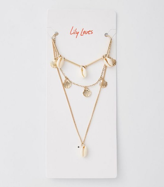Lily Loves Shell Chain Necklace