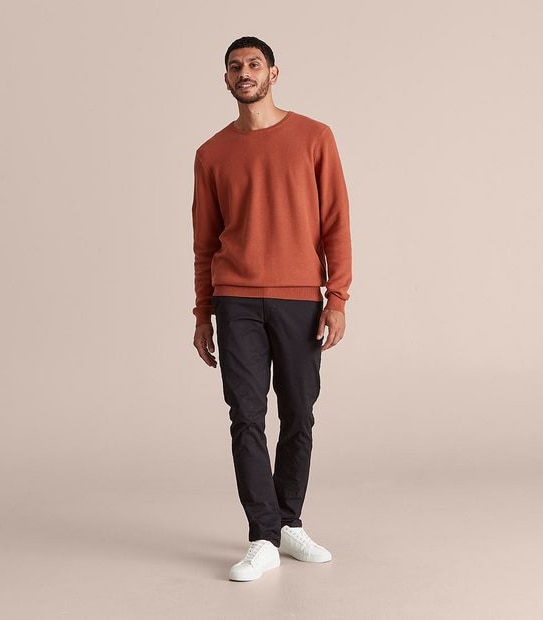 Preview Pima Knit Crew Neck Jumper