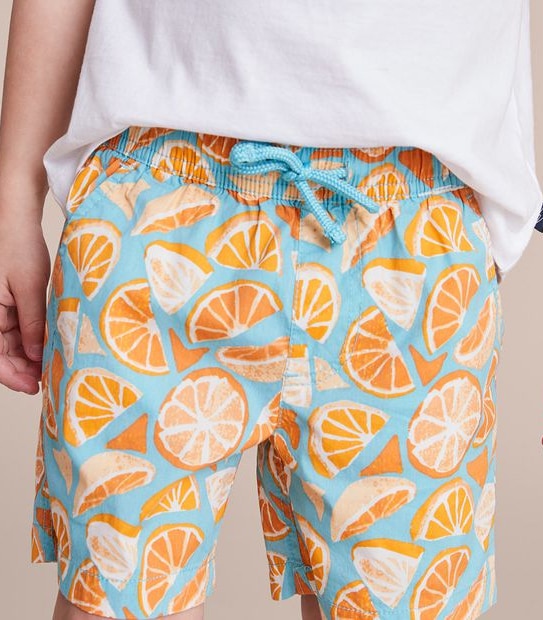 Kids Family Matching Print Boardshorts