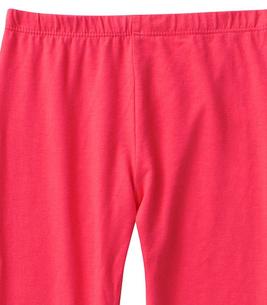 essentials Plain Full Length Leggings - Riot Red 2 of 2