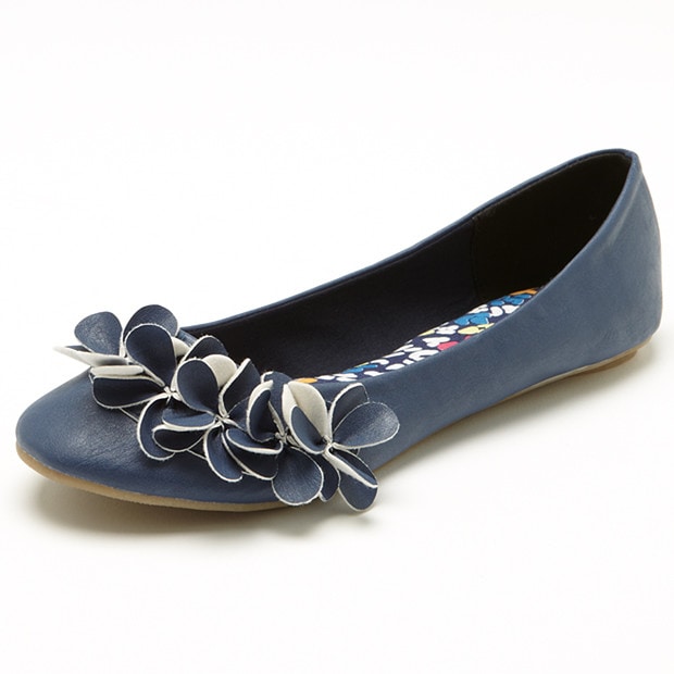 navy flat shoes australia